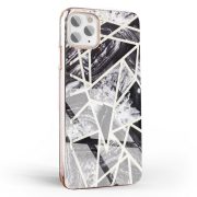   Marble Cosmo Xiaomi Redmi 9A márvány mintás, hátlap, tok, fekete