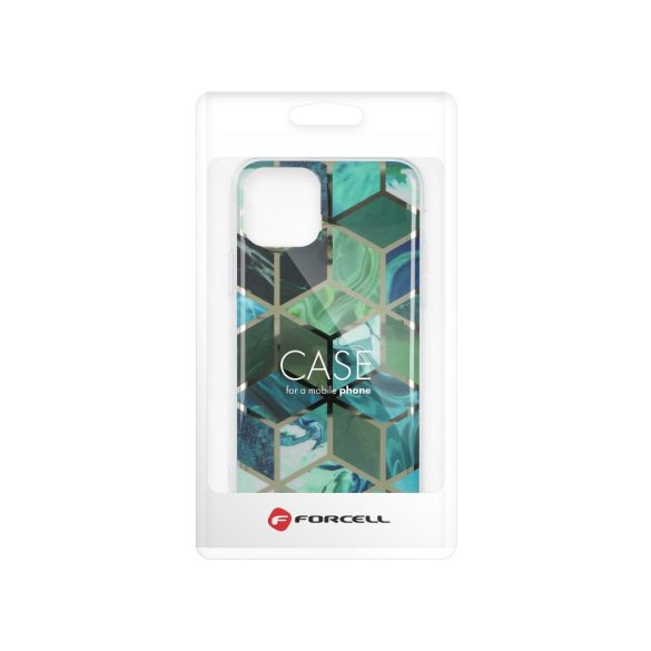Marble Cosmo Xiaomi Redmi 9A márvány mintás, hátlap, tok, zöld