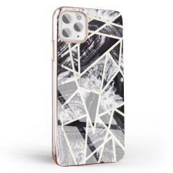   Marble Cosmo Xiaomi Redmi Note 9S/Note 9 Pro márvány mintás, hátlap, tok, fekete