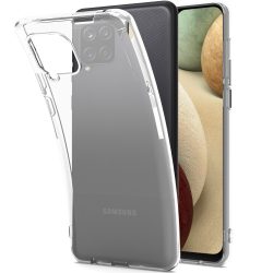   Samsung Galaxy A12 Extra Slim 0.3mm szilikon hátlap, tok, átlátszó