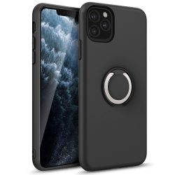   ZIZO REVOLVE Series iPhone 11 Pro ütésálló hátlap, tok, selfie gyűrűvel, fekete