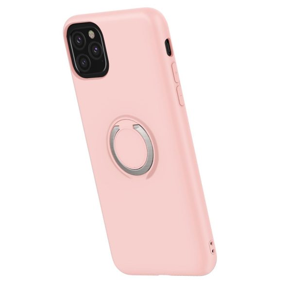ZIZO REVOLVE Series iPhone 11 Pro ütésálló hátlap, tok, selfie gyűrűvel, rózsaszín