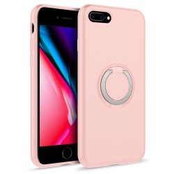   ZIZO REVOLVE Series iPhone 7 Plus/8 Plus ütésálló hátlap, tok, selfie gyűrűvel, rózsaszín