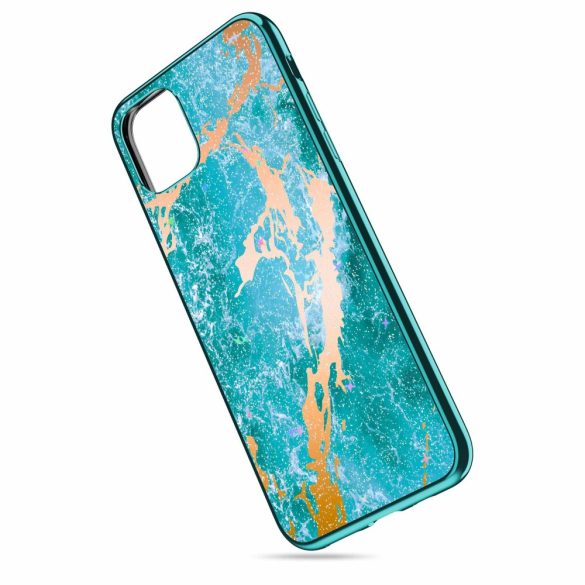 Zizo Refine Slim Clear Case iPhone 11 ütésálló hátlap, tok, kék