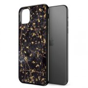   Zizo Refine Slim Clear Case iPhone 11 Pro Max ütésálló hátlap, tok, fekete