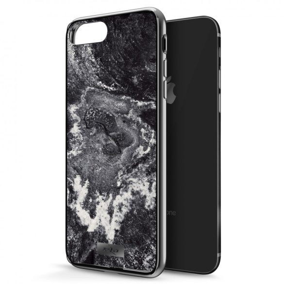 Zizo Refine Slim Clear Case iPhone 7 Plus/8 Plus ütésálló hátlap, tok, fekete