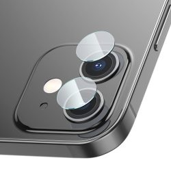   Baseus 2db iPhone 12/12 mini 0.25mm kameravédő üvegfólia, átlátszó