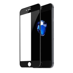 Baseus 2db 3D Full Screen Tempered Glass iPhone 7 Plus/8Plus 0,23mm, edzett üvegfólia, törésálló kerettel, 9H keménységű, fekete