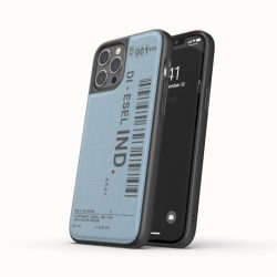   Diesel Moulded Case Denim iPhone 12 Pro Max hátlap, tok, mintás, kék