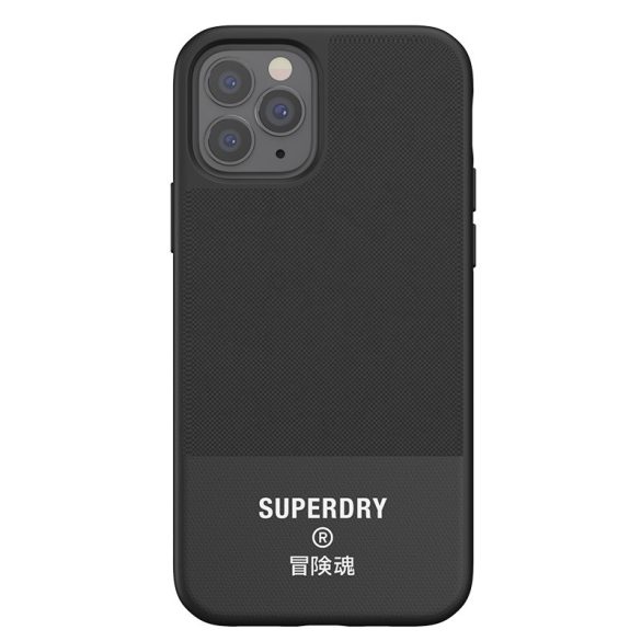 Superdry Moulded Case Canvas iPhone 12 Pro Max hátlap, tok, fekete