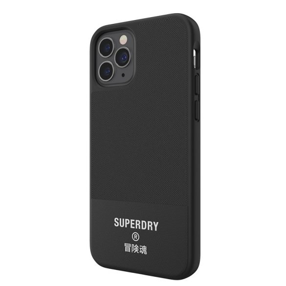 Superdry Moulded Case Canvas iPhone 12 Pro Max hátlap, tok, fekete