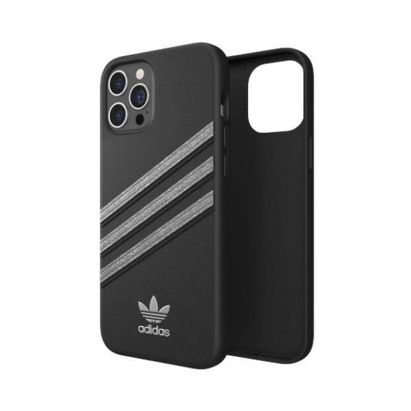 Adidas Original Moulded Case Glitter iPhone 12 Pro Max hátlap, tok, fekete