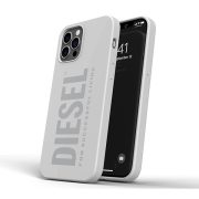 Diesel Silicone Case iPhone 12/12 Pro hátlap, tok, fehér