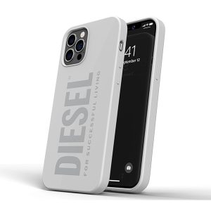 Diesel Silicone Case iPhone 12/12 Pro hátlap, tok, fehér