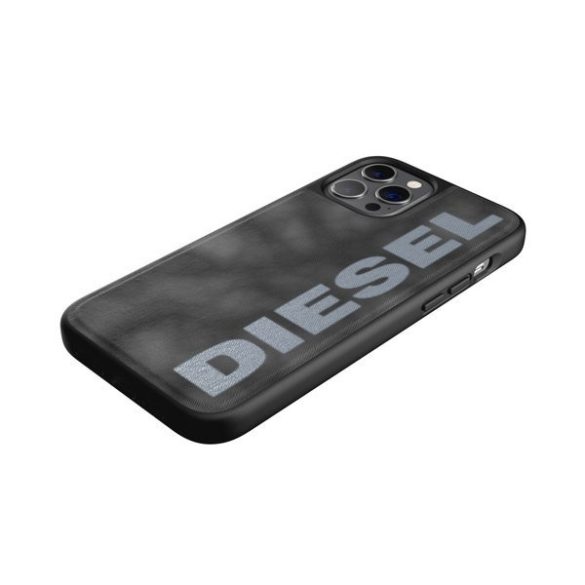 Diesel Moulded Case Bleached Denim iPhone 12/12 Pro hátlap, tok, szürke