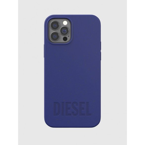 Diesel Snap Case Compostable Materials iPhone 12/12 Pro hátlap, tok, sötétkék