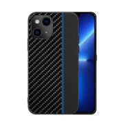   Carbon Case Blue Stripe Xiaomi Redmi Note 10 Pro/Note 10 Pro Max hátlap, tok, fekete