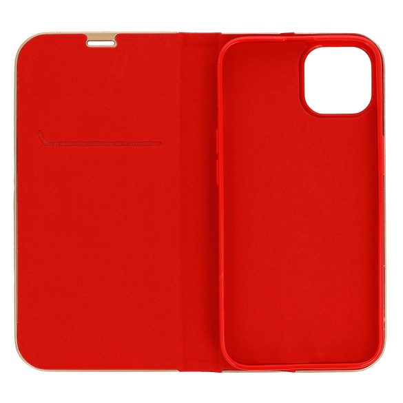Smart Book Frame iPhone 11 oldalra nyíló tok, piros