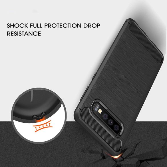 Back Case Carbon Flexi Xiaomi Redmi Note 11S 5G/11T 5G/Poco M4 Pro 5G hátlap, tok, fekete