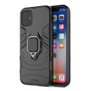   Armor Ring Xiaomi Redmi Note 11S 5G/11T 5G/Poco M4 Pro 5G ütésálló hátlap, tok, fekete