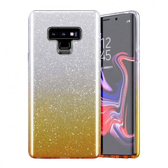 Glitter 3in1 Case Xiaomi Redmi Note 11S 5G/11T 5G/Poco M4 Pro 5G hátlap, tok, arany