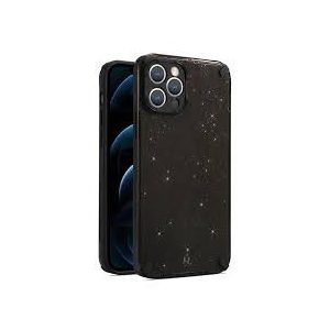 Armor Glitter Xiaomi Redmi 9A ütésálló hátlap, tok, fekete