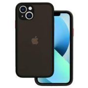 Button Bumper iPhone Xr hátlap, tok, sötétkék