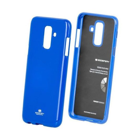 Mercury Goospery Jelly Samsung Galaxy A6 (2018) hátlap, tok, kék