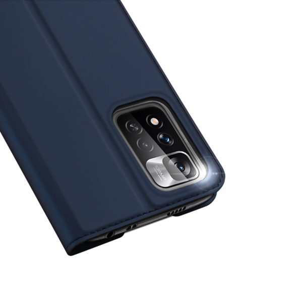 Dux Ducis Skin Pro Xiaomi Redmi Note 11S 5G/11T 5G/Poco M4 Pro 5G oldalra nyíló tok, sötétkék