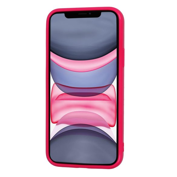 Jelly case iPhone 14 hátlap, tok, pink