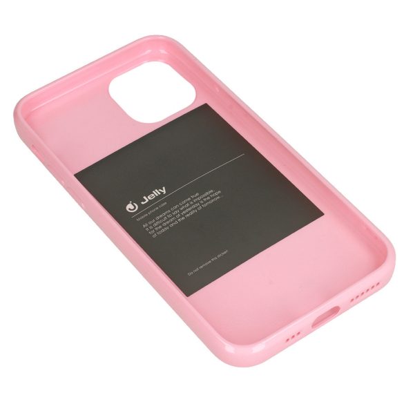 Jelly case iPhone 14 Pro hátlap, tok, pink