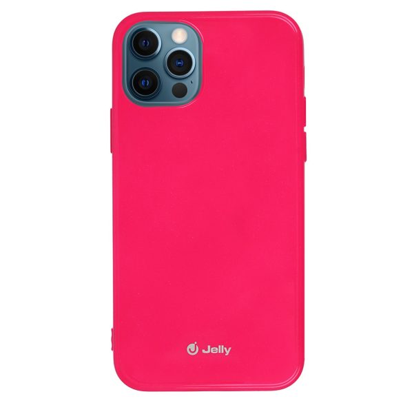 Jelly case iPhone 14 Pro Max hátlap, tok, pink