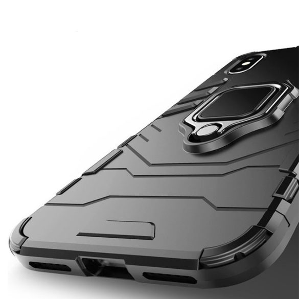 Armor Ring iPhone 14 Pro Max ütésálló hátlap, tok, fekete