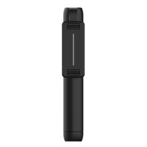 Mini Tripod P50 Bluetooth selfie stick, szelfi bot, háromlábú kitámasztó funkcióval, távirányítóval, fekete