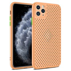 Breath Case iPhone Xr hátlap, tok, arany