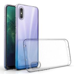 Xiaomi Redmi 9A/9AT 2mm szilikon hátlap, tok, átlátszó