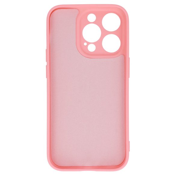 Vennus Silicone Heart Case iPhone 14 Pro hátlap, tok, világos rózsaszín