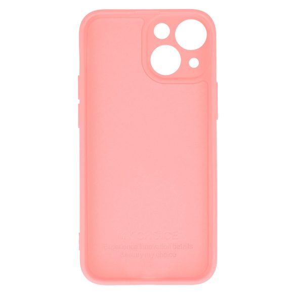 Vennus Silicone Heart Case iPhone 14 hátlap, tok, világos rózsaszín