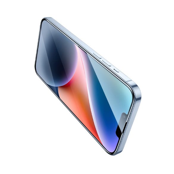Borofone iPhone 14 BF3 Full Glue teljes kijelzős edzett üvegfólia (tempered glass) 9H keménységű, fekete