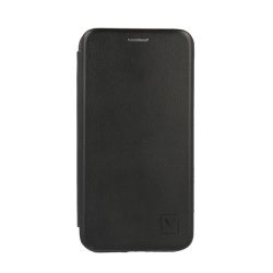   Vennus Elegance Case Xiaomi Redmi 9A oldalra nyíló tok, fekete