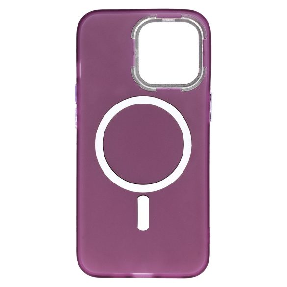 Magnetic Frosted Case iPhone 13/14 Magsafe kompatibilis hátlap, tok, lila
