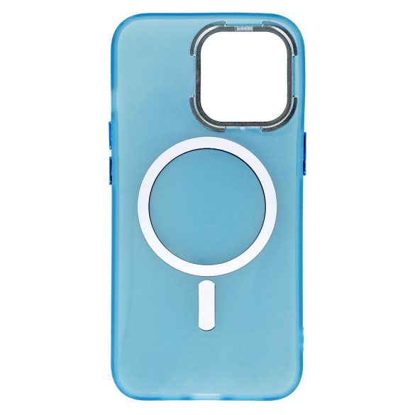 Magnetic Frosted Case iPhone 14 Pro Magsafe kompatibilis hátlap, tok, kék