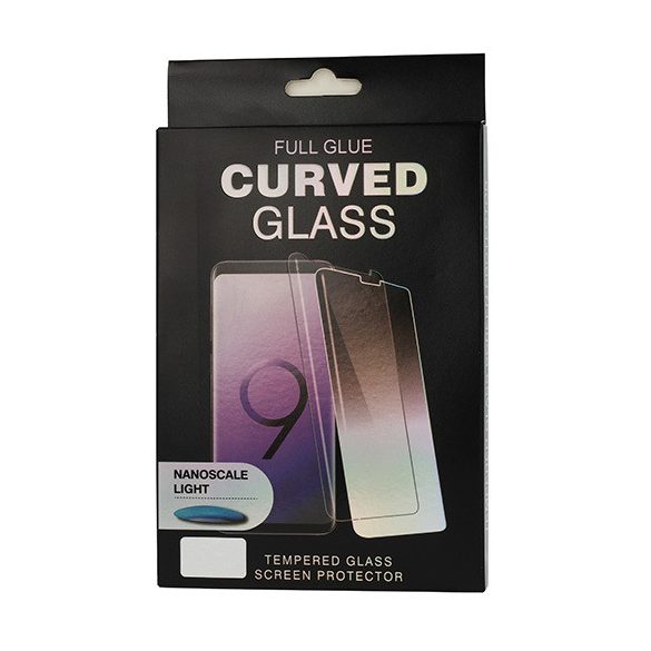Huawei P30 Lite UV 5D Full Glue teljes kijelzős edzett üvegfólia (tempered glass), 9H keménységű, átlátszó