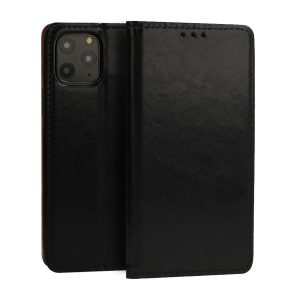 Book Special Case Xiaomi Mi 11 Pro eredeti bőr oldalra nyíló tok, fekete