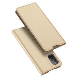   Dux Ducis Skin Pro Case Samsung Galaxy A52 4G/A52 5G/A52s 5G oldalra nyíló tok, arany