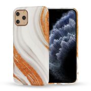   Perfect Fit Marble Huawei P30 Lite márvány mintás, szilikon hátlap, tok, színes