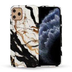   Perfect Fit Marble Samsung Galaxy A40 márvány mintás, szilikon hátlap, tok, színes