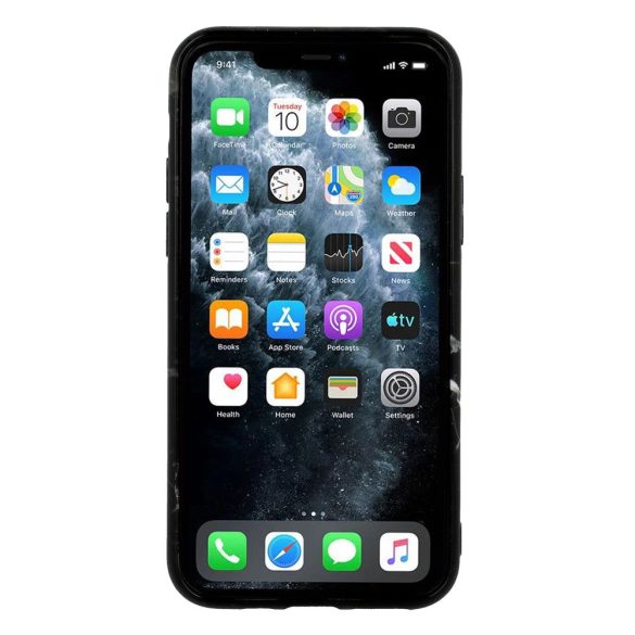 Perfect Fit Marble Samsung Galaxy A40 márvány mintás, szilikon hátlap, tok, színes