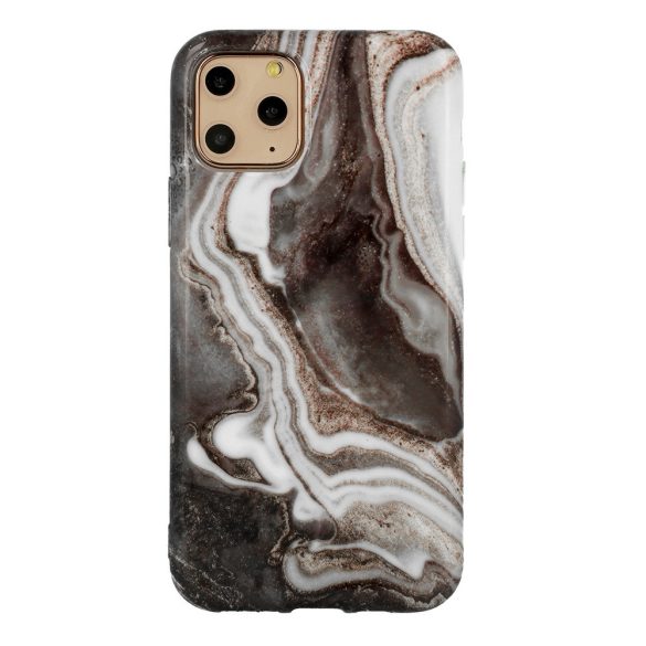 Perfect Fit Marble Samsung Galaxy A40 márvány mintás, szilikon hátlap, tok, színes