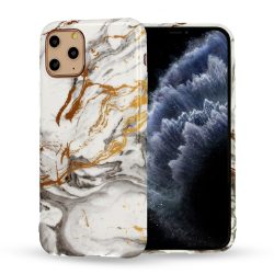   Perfect Fit Marble Samsung Galaxy A21s márvány mintás, szilikon hátlap, tok, színes